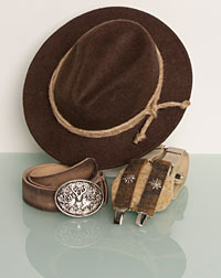 Hats,belts,suspenders